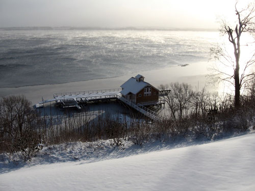 Seneca Lake frozen