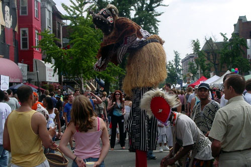 Adams Morgan Street Festival: African Dancer