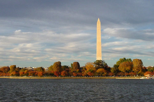 Washington Monument Across Tidal Basin