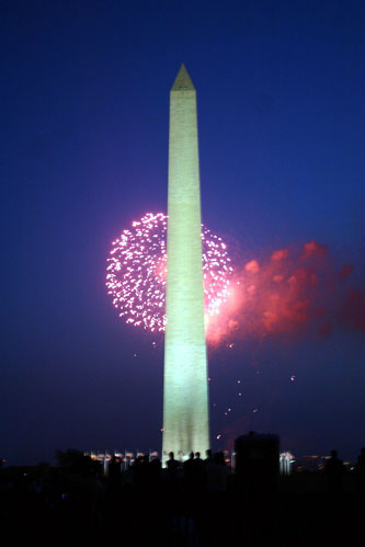 Fireworks in Washington DC