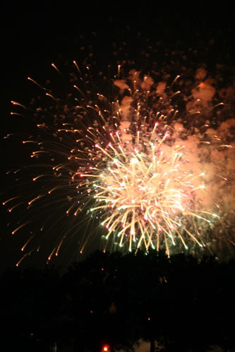 Fireworks in Washington DC