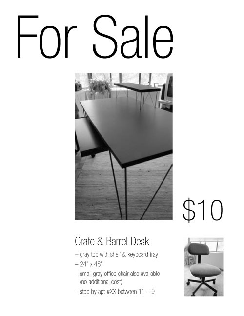 Desk for Sale