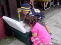 Children Spitting Ice